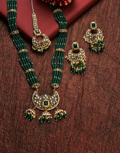 Kundan Gold Plated Necklace Set