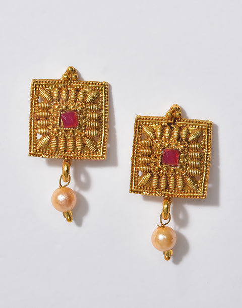 Meenakari Gold Plated Necklace