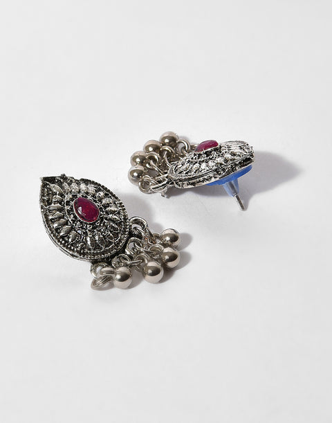 Meenakari Silver Plated Necklace