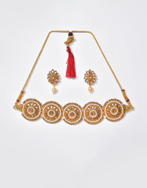 Meenakari Gold Plated Necklace