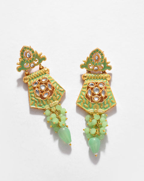 Kundan Meenakari Jaipuri Choker Set