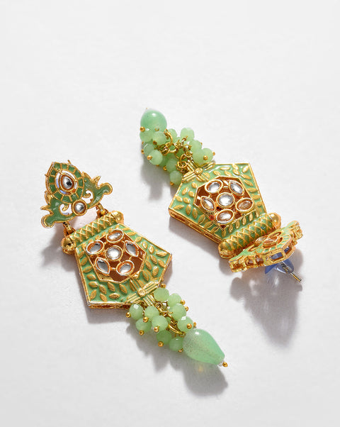 Kundan Meenakari Jaipuri Choker Set