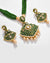 Gold Plated Designer Pearls Beaded Necklace and Earrings Set