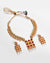 Gold Plated Designer Kundan Necklace and Earrings Set