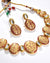 Gold Plated Designer Kundan Necklace and Earrings Set