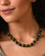 Women Green Pearls Mala