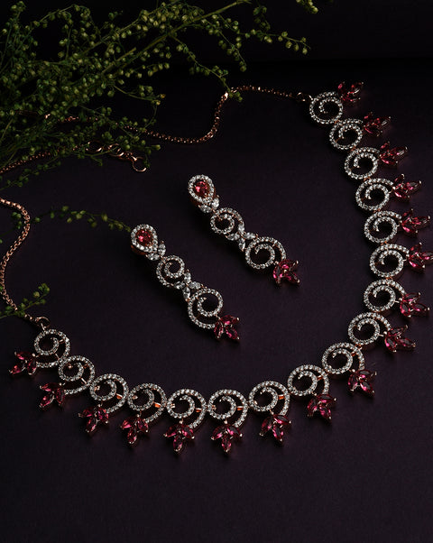 Gold Plated Designer Necklace Set