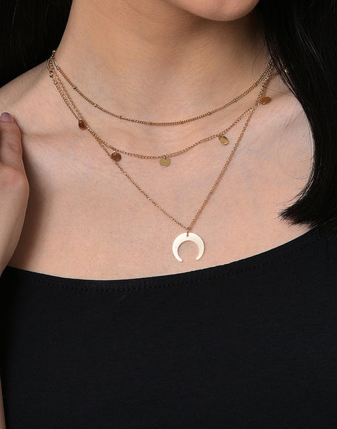 Pack of 3 Gold Plated Designer Pendant