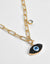 Gold Plated Evel eye Necklace