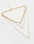 Pack of 3 Gold Plated Star Shaped Necklace