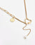 Gold Plated Love Shaped Necklace