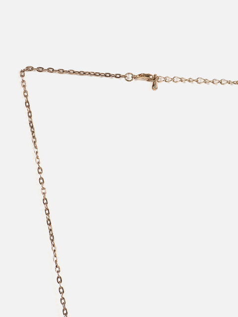 Gold Plated Designer Stone Necklace