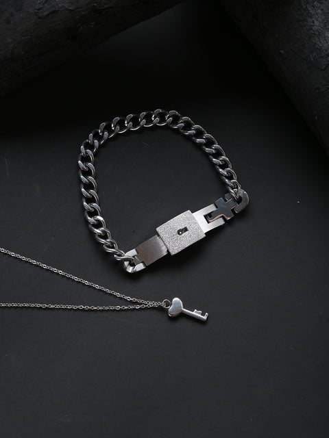 Designer Chain and Bracelet Set