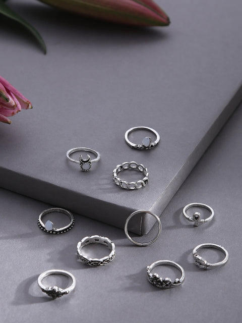 Pack of 10 Designer Modern Ring
