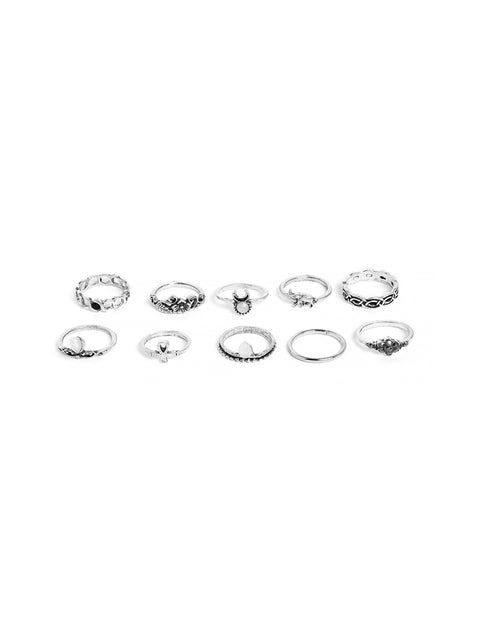 Pack of 10 Designer Modern Ring