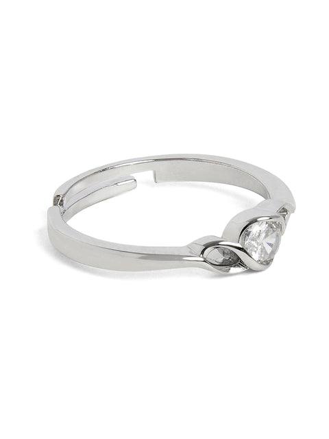 Trendy Silver Band Ring