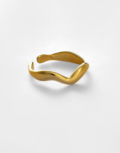 Gold Plated Designer Ring