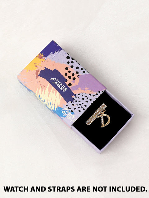 Liberty Initial Watch Charm - D