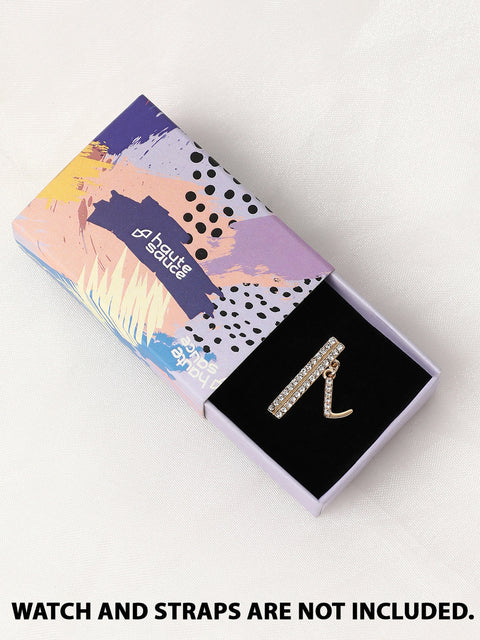 Liberty Initial Watch Charm - L