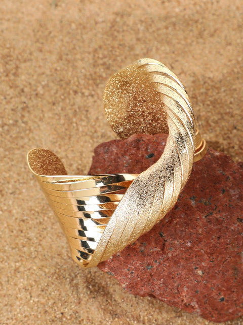 Gold Plated Designer Stone Party Bracelet