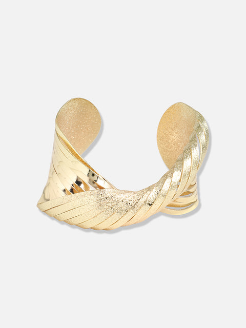Gold Plated Designer Stone Party Bracelet
