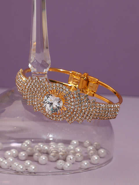 Gold Plated Designer Party Bracelet
