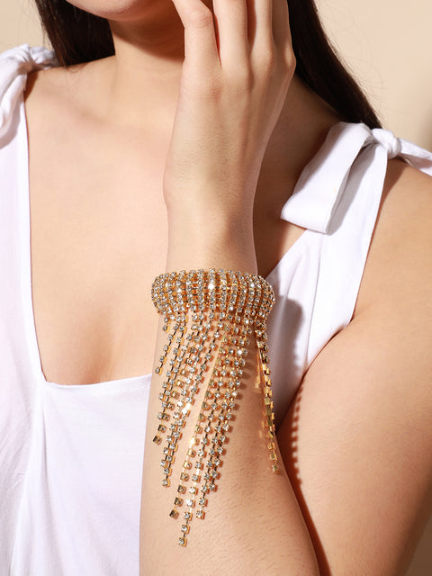 Gold Plated Designer Party Bracelet