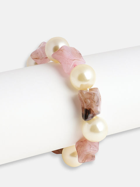 GOLD PLATED PARTY DESIGNER STONE STONE BRACELET FOR WOMEN