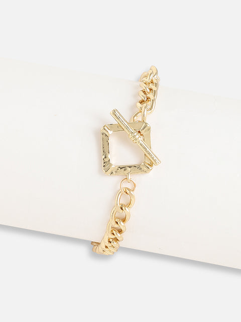Gold Plated Designer Casual Bracelet For Women