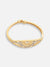 Gold Plated Designer Stone Party Bracelet For Women