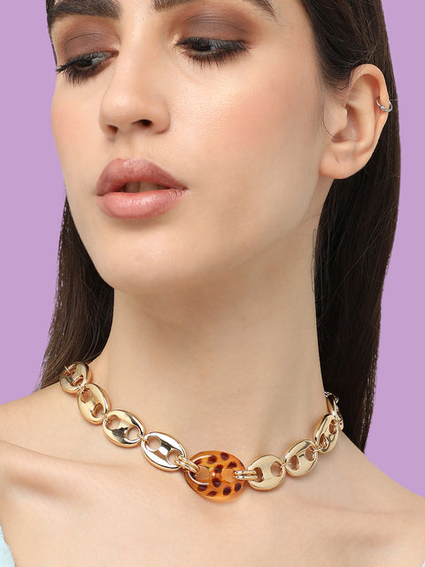 Gold Plated Designer Party Necklace For Women