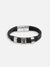 SILVER PLATED CASUAL PU LEATHER DESIGNER BRACELET FOR WOMEN