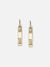 Gold Plated Designer Stone Party Hoop Earring