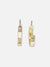 Gold Plated Designer Stone Party Hoop Earring