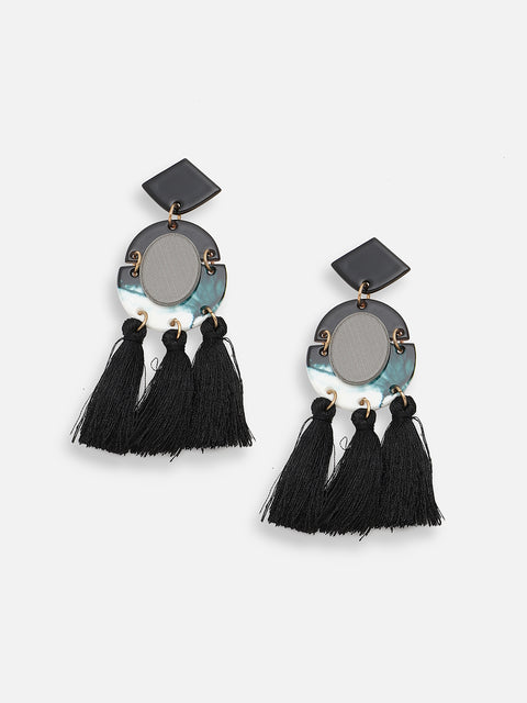 GOLD PLATED PARTY DESIGNER DROP EARRING FOR WOMEN