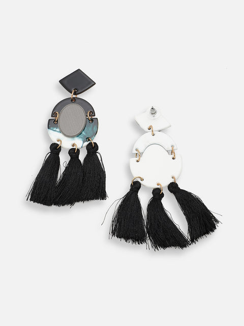 GOLD PLATED PARTY DESIGNER DROP EARRING FOR WOMEN