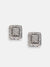 SILVER PLATED PARTY DESIGNER STONE STUD FOR WOMEN