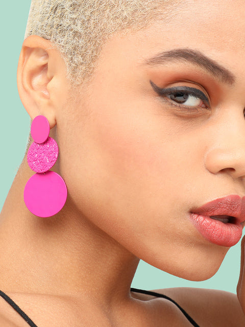GOLD PLATED PARTY DESIGNER DROP EARRING FOR WOMEN