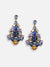 Blue Cascade Drop Earrings