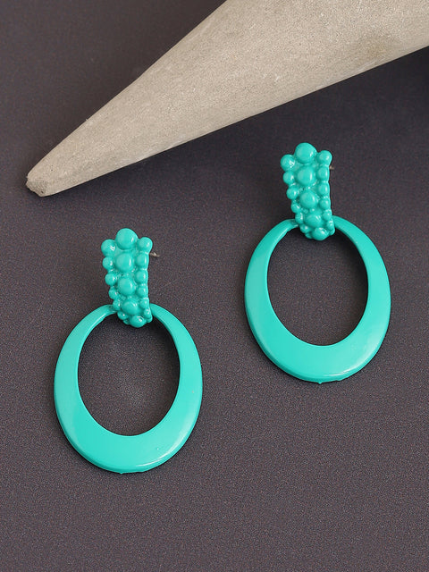 GOLD PLATED PARTY DESIGNER DROP EARRING FOR WOMEN