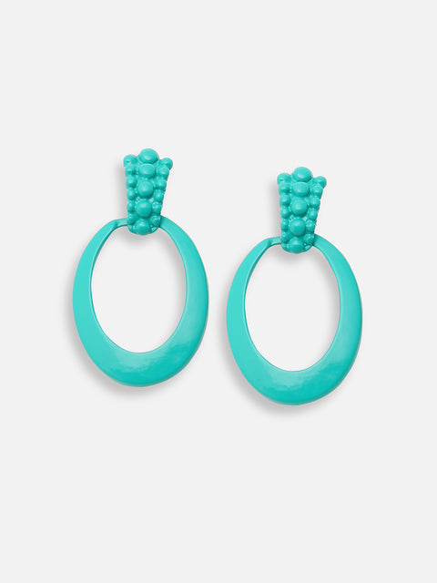 GOLD PLATED PARTY DESIGNER DROP EARRING FOR WOMEN