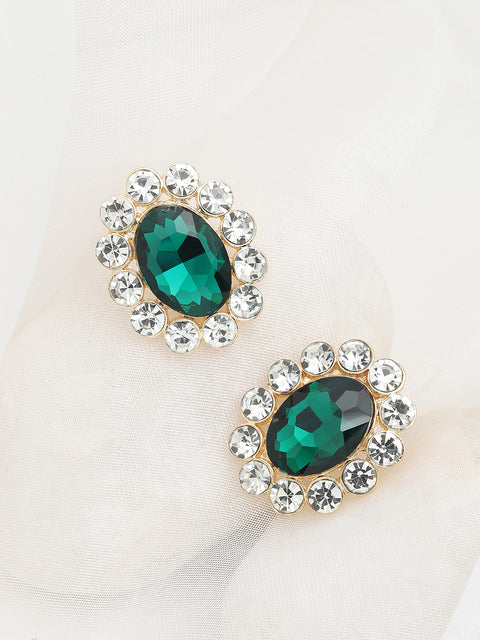Emerald Charm Earrings