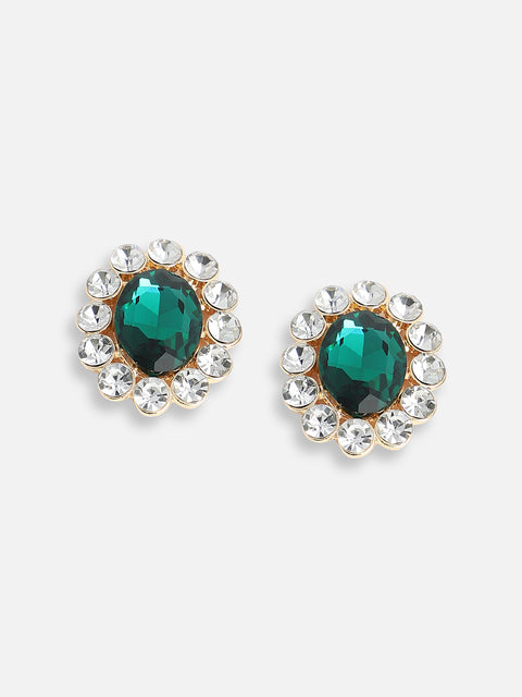 Emerald Charm Earrings