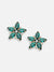 Gold Plated Designer Stone Party Stud For Women