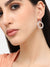 Gold Plated Designer Stone Casual Drop Earring For Women