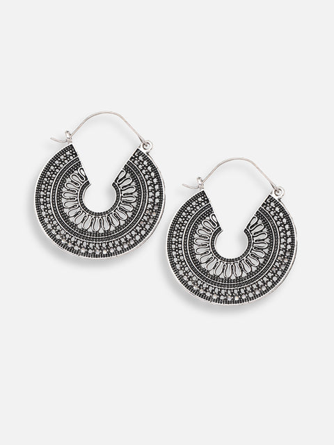 Gold Plated Designer Party Hoop Earring For Women