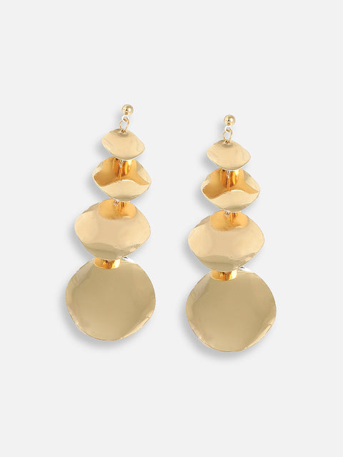 Gold Plated Designer Casual Drop Earring For Women