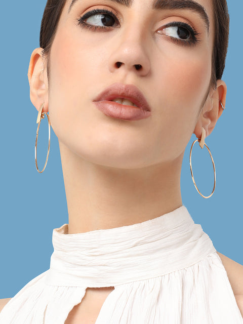 Gold Plated Designer Party Drop Earring For Women
