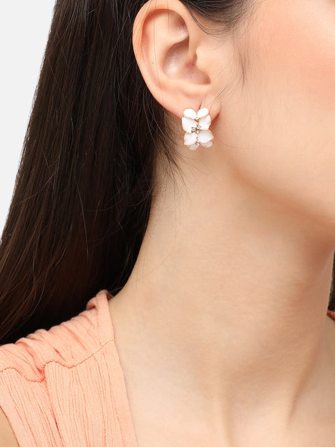 Gold Plated Designer Casual Stud For Women