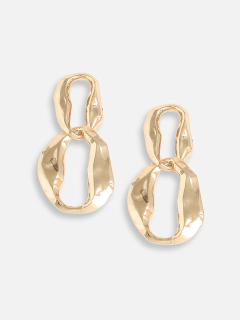 Gold Plated Designer Casual Drop Earring For Women